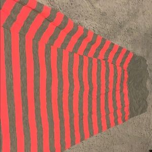 Pink and grey maxi skirt